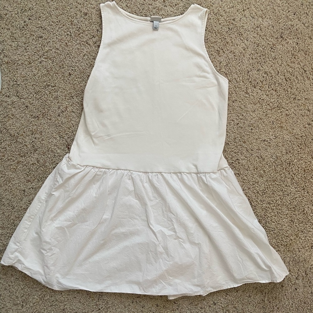 a new day White Midi Dress